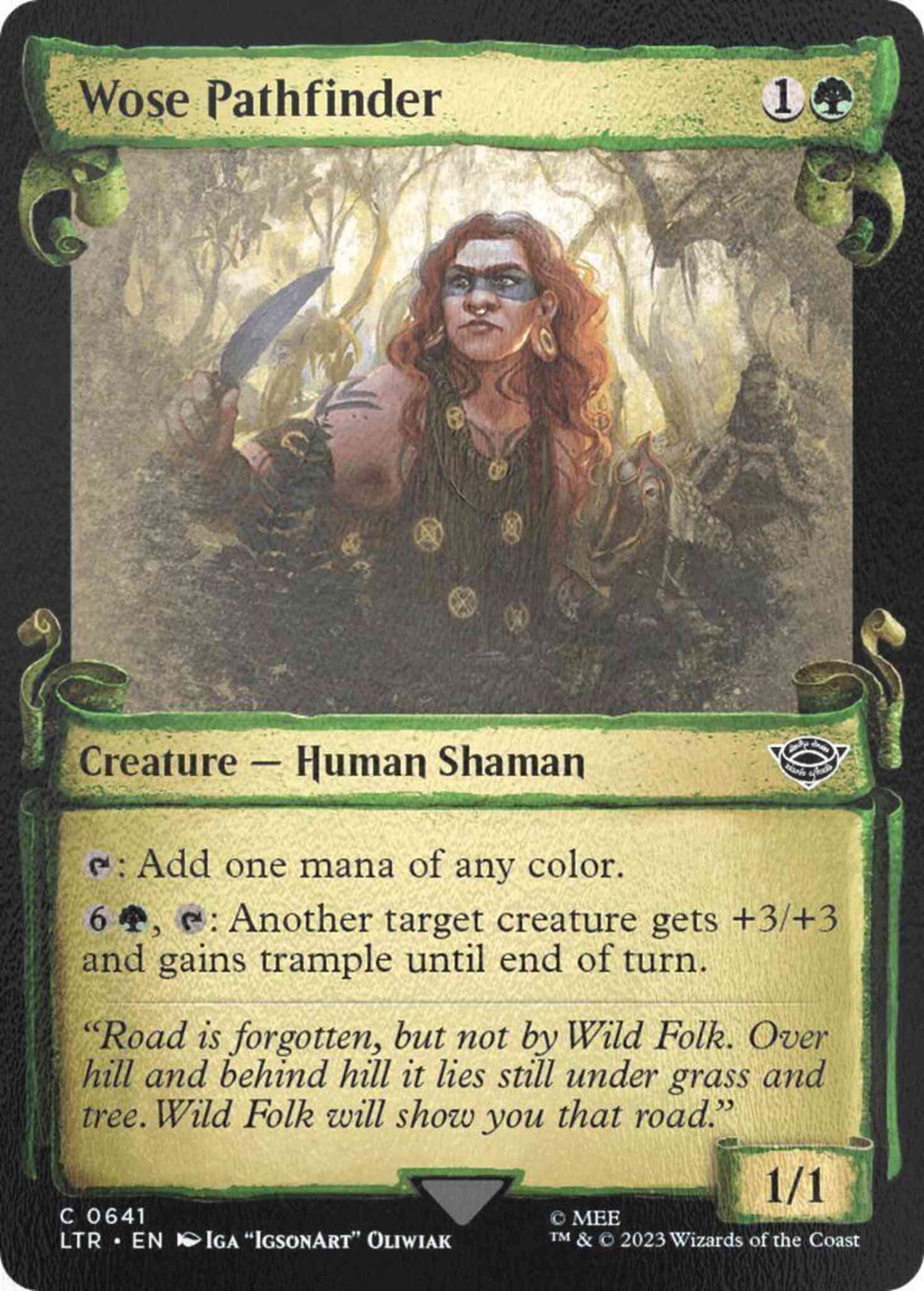 Wose Pathfinder [641] [Scrolls Showcase] [The Lord of the Rings: Tales of Middle-earth] [Silver Foil]