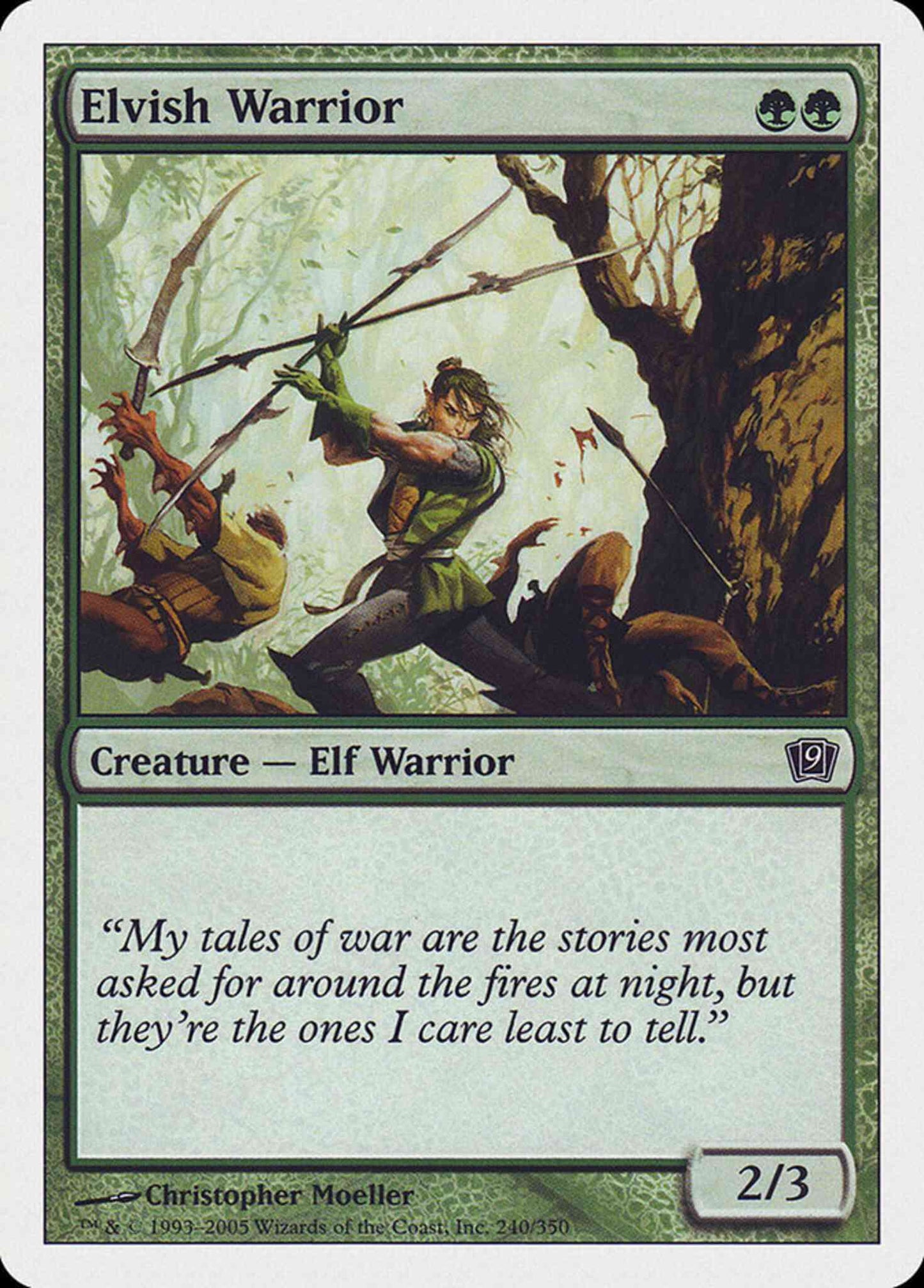 Elvish Warrior [240] [Ninth Edition] [Non-Foil]