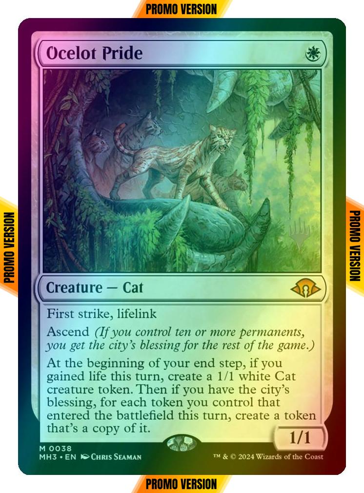 Ocelot Pride [38p] [Promo Pack] [Modern Horizons 3 Promos] [Foil]