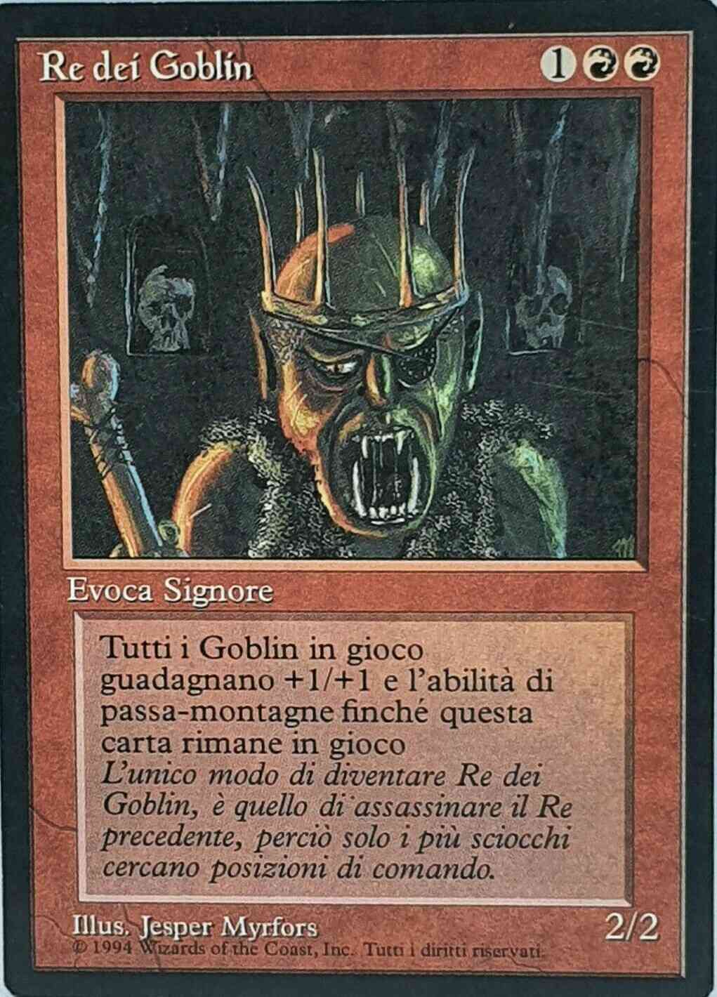 Goblin King - Italian [155] [Foreign Black Border: Italian] [Non-Foil]