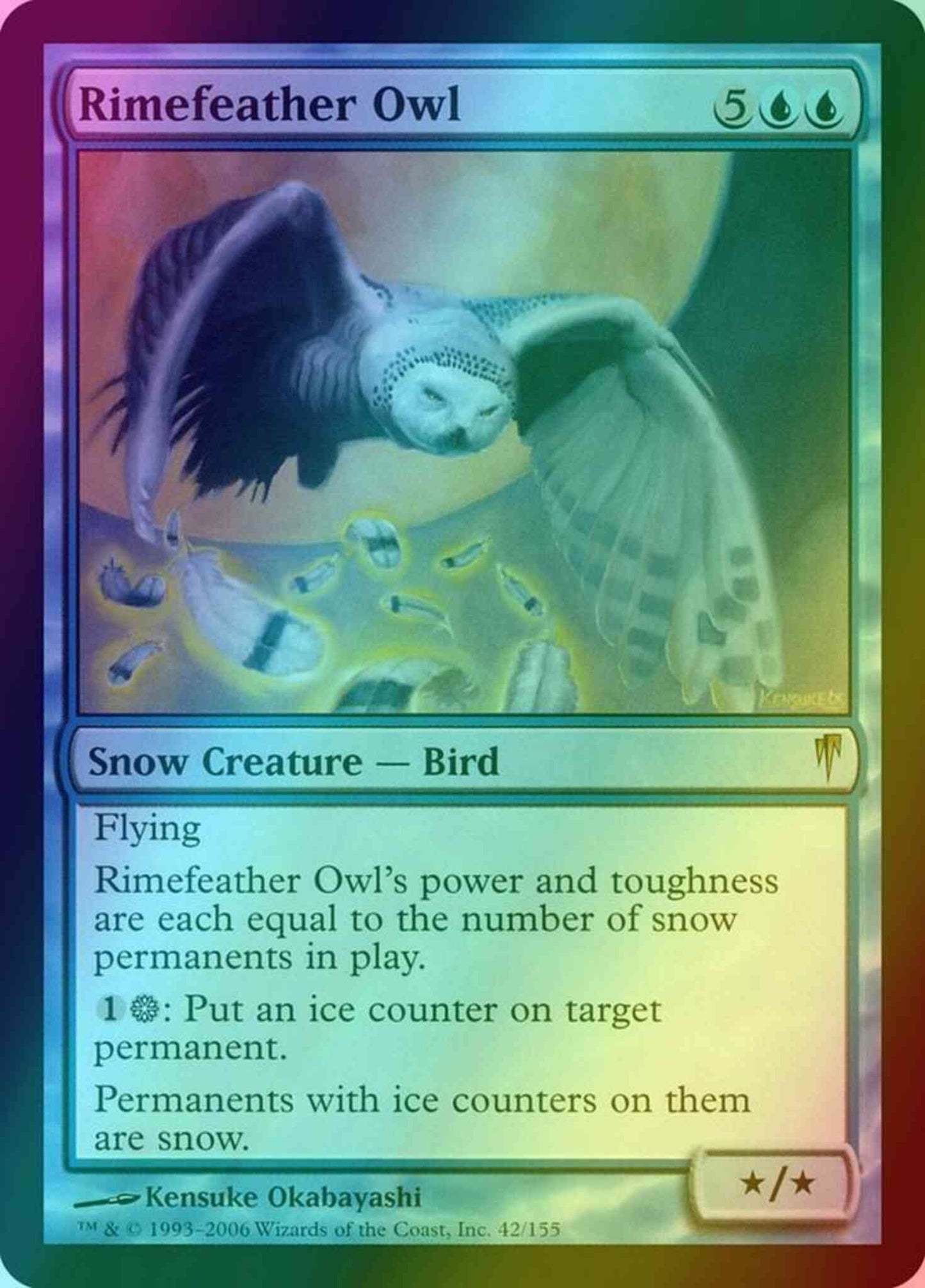 Rimefeather Owl [42] [Coldsnap] [Foil]
