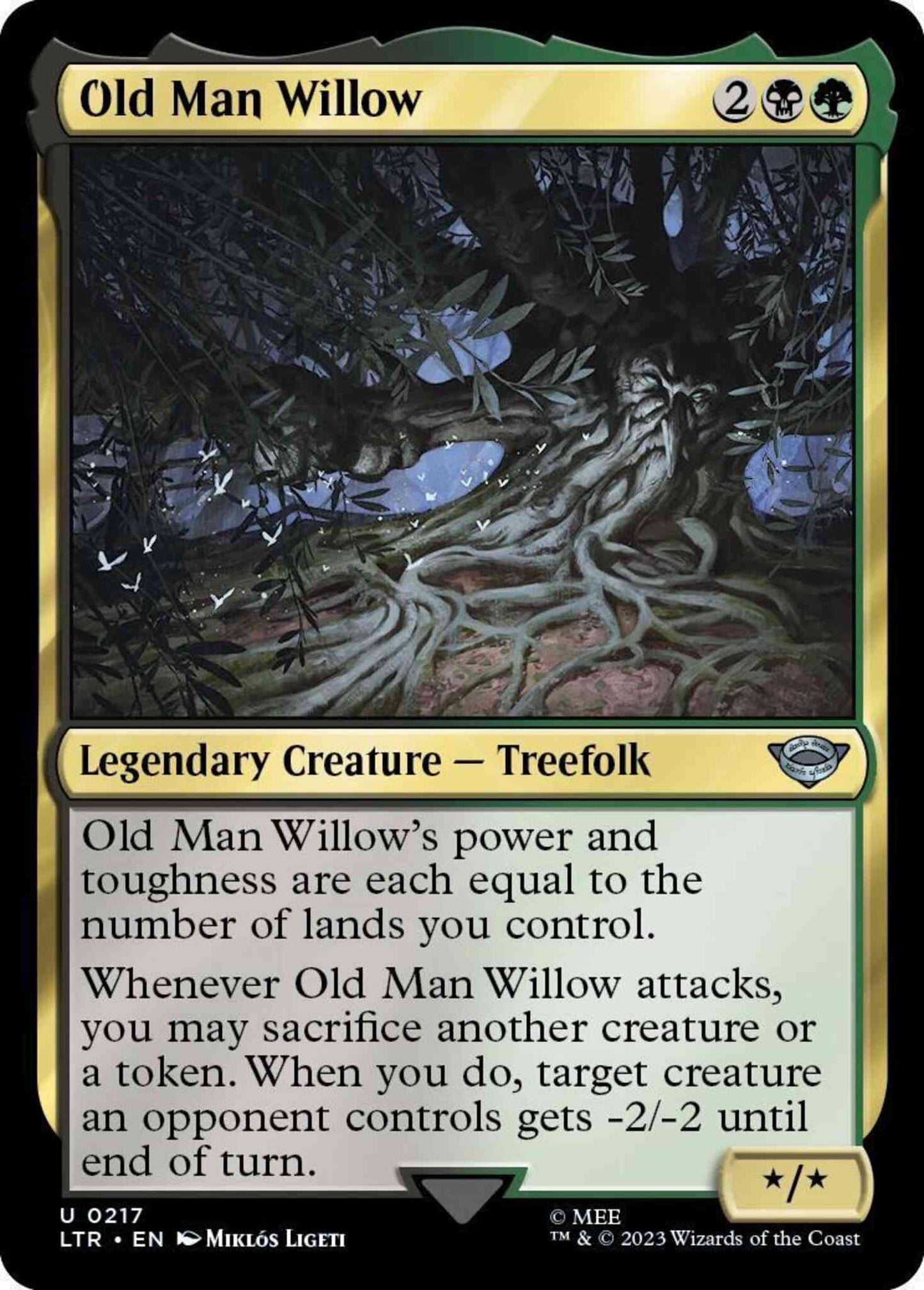 Old Man Willow [217] [The Lord of the Rings: Tales of Middle-earth] [Non-Foil]