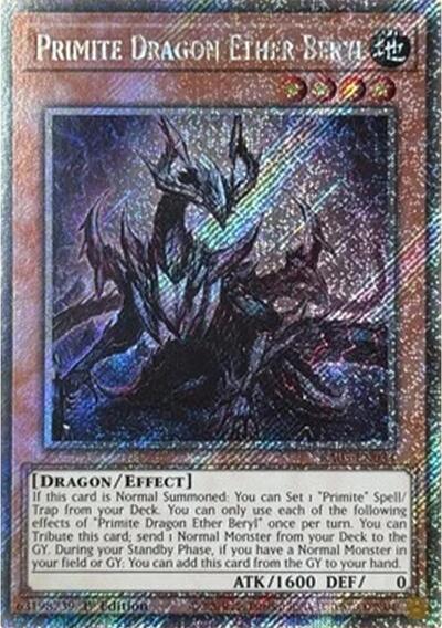 Primite Dragon Ether Beryl - RA05-EN033 - Platinum Secret Rare - 1st Edition