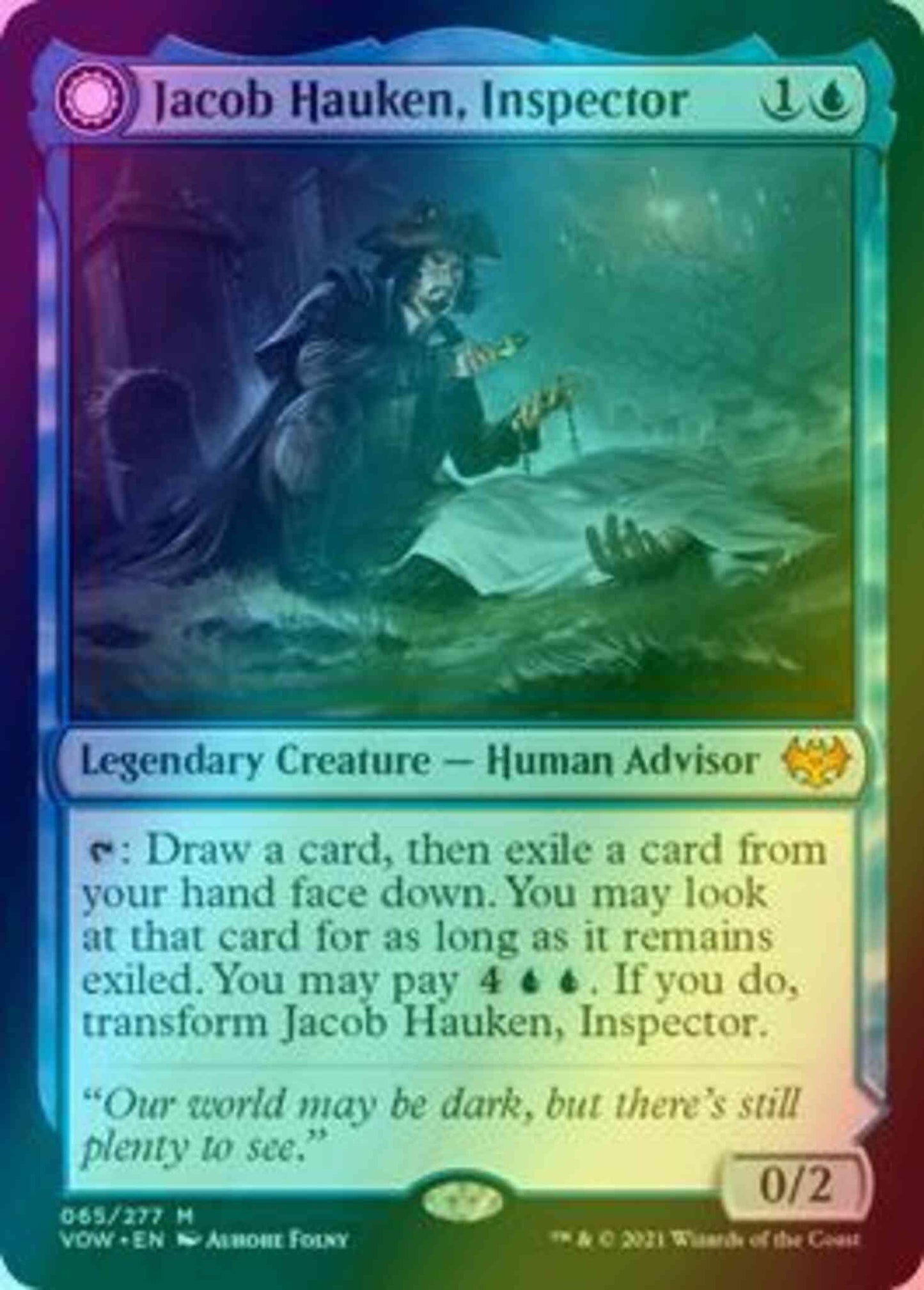 Jacob Hauken, Inspector // Hauken's Insight [65] [Innistrad: Crimson Vow] [Foil]