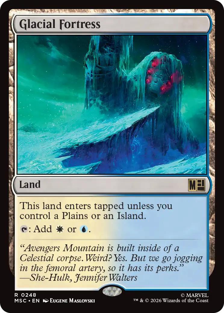 Glacial Fortress [248] [Marvel Super Heroes: Commander] [Non-Foil]