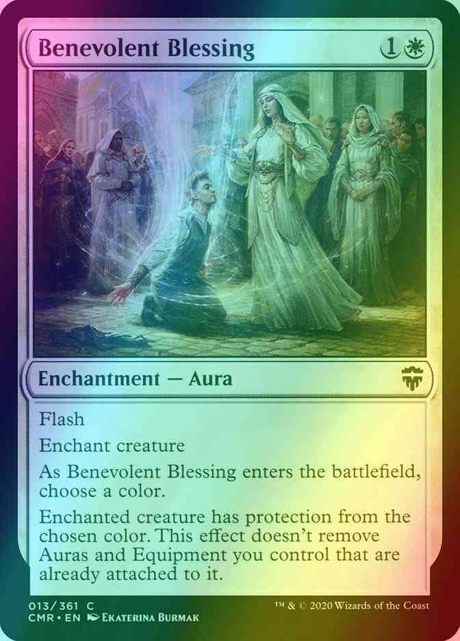 Benevolent Blessing [13] [Commander Legends] [Foil]