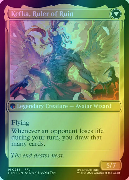 Kefka, Court Mage // Kefka, Ruler of Ruin [231] [FINAL FANTASY] [Foil]