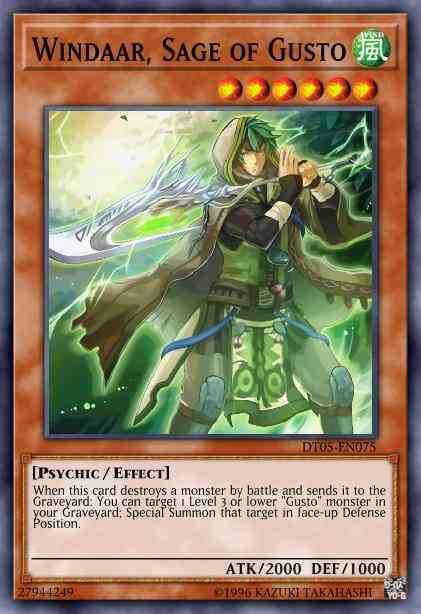 Windaar, Sage of Gusto - HA05-EN042 - Super Rare - Unlimited