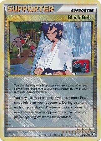 Black Belt - 85/102 - Promotional - Crosshatch Holo 2011 Player Rewards [Reverse Holo]