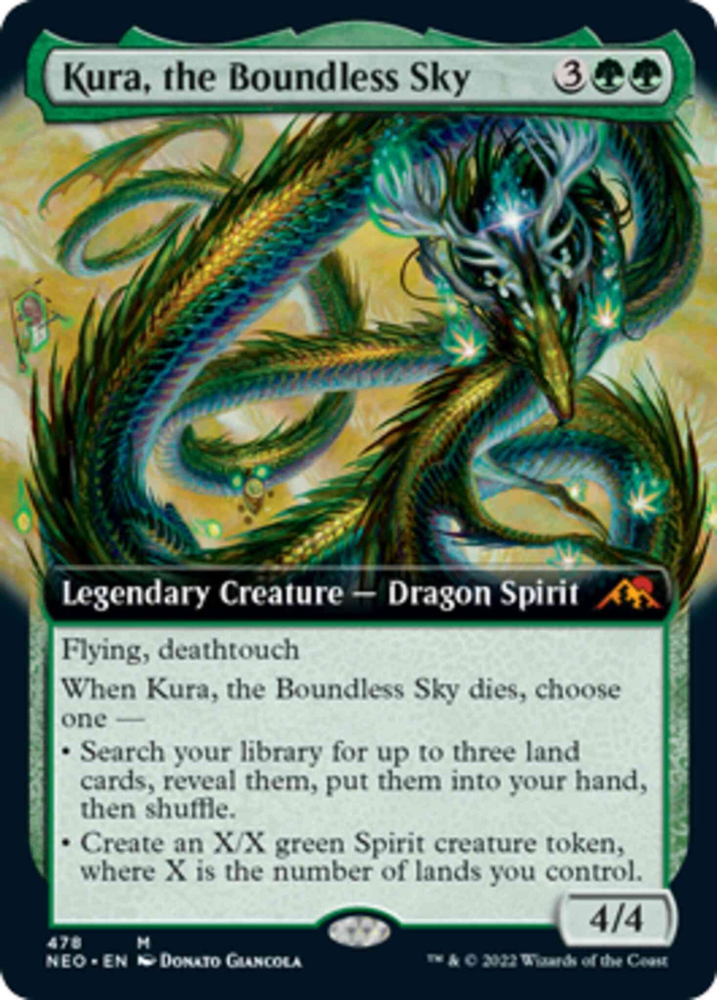 Kura, the Boundless Sky [478] [Extended Art] [Kamigawa: Neon Dynasty] [Non-Foil]