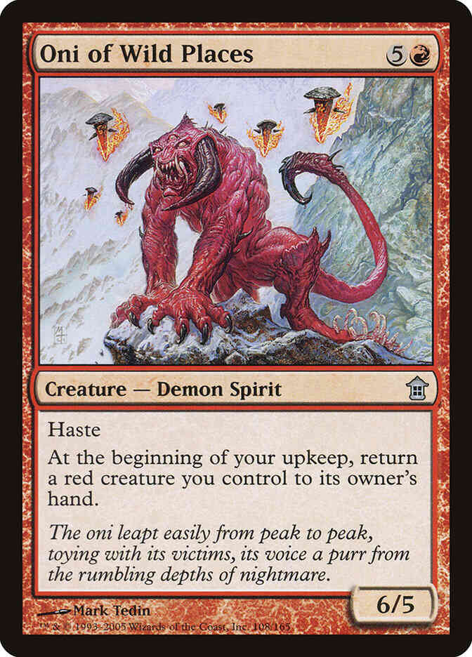 Oni of Wild Places [108] [Saviors of Kamigawa] [Non-Foil]