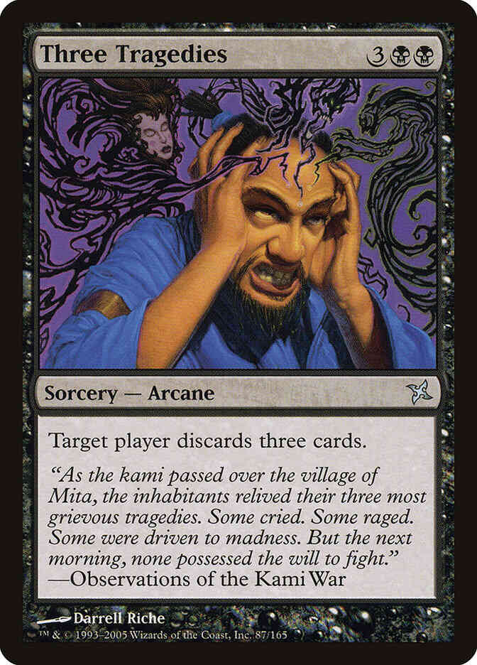 Three Tragedies [87] [Betrayers of Kamigawa] [Non-Foil]