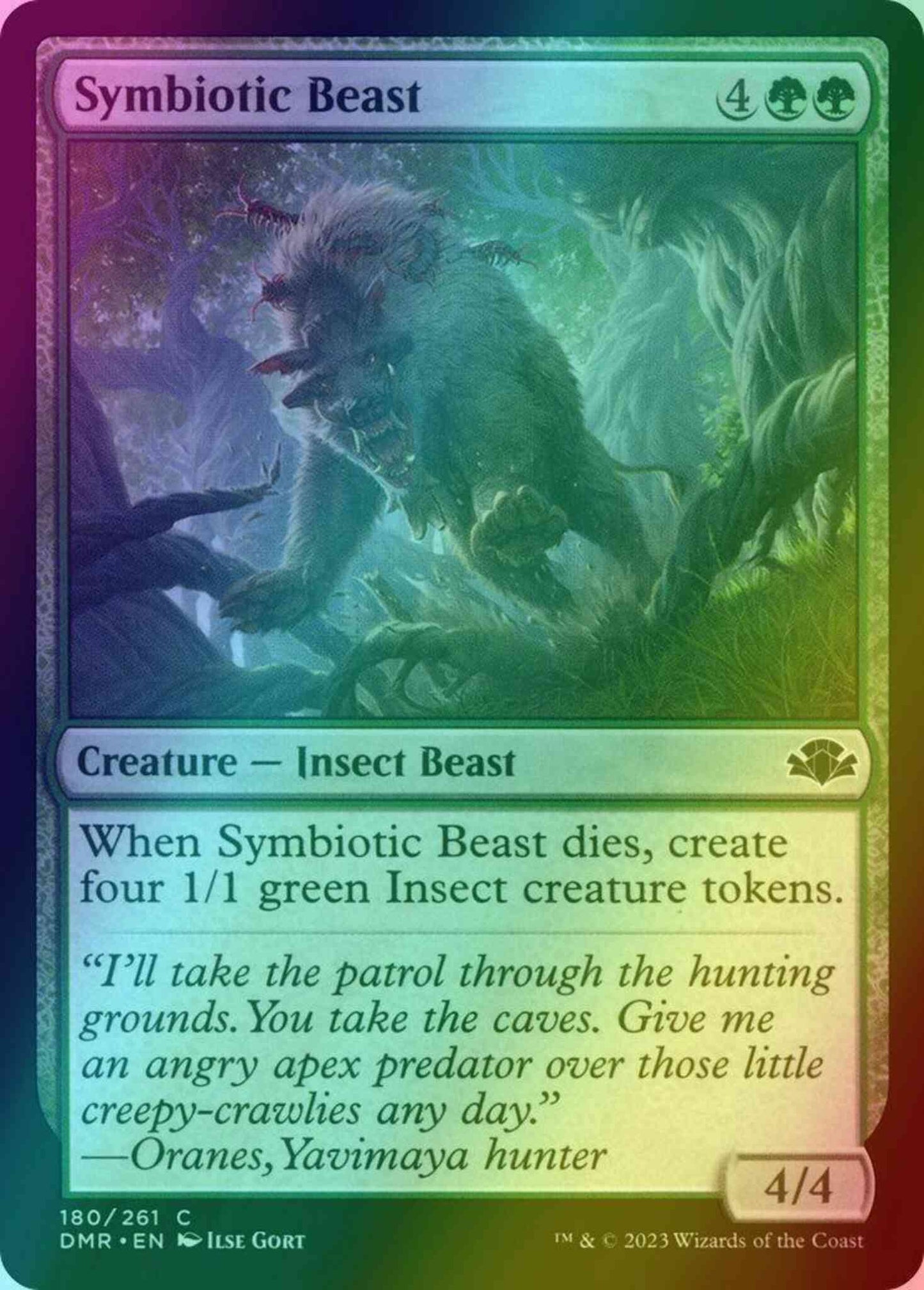 Symbiotic Beast [180] [Dominaria Remastered] [Foil]