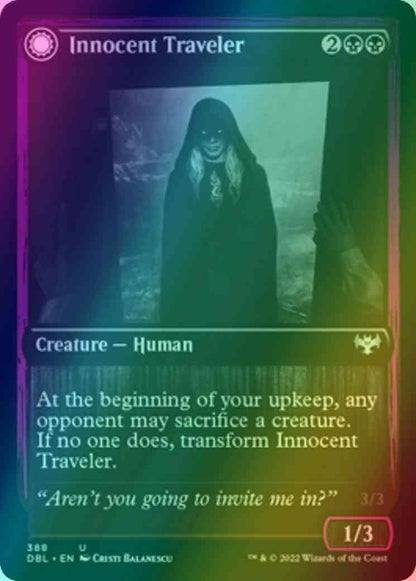 Innocent Traveler // Malicious Invader [388] [Innistrad: Double Feature] [Foil]
