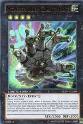 Number 106: Giant Hand - YCSW-EN006 - Ultra Rare - Limited