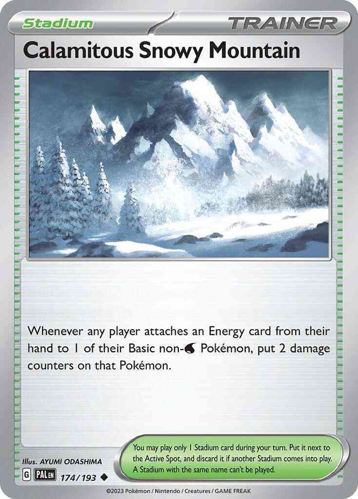 Calamitous Snowy Mountain - 174/193 - Uncommon [sv02-174] [Non-Holo]