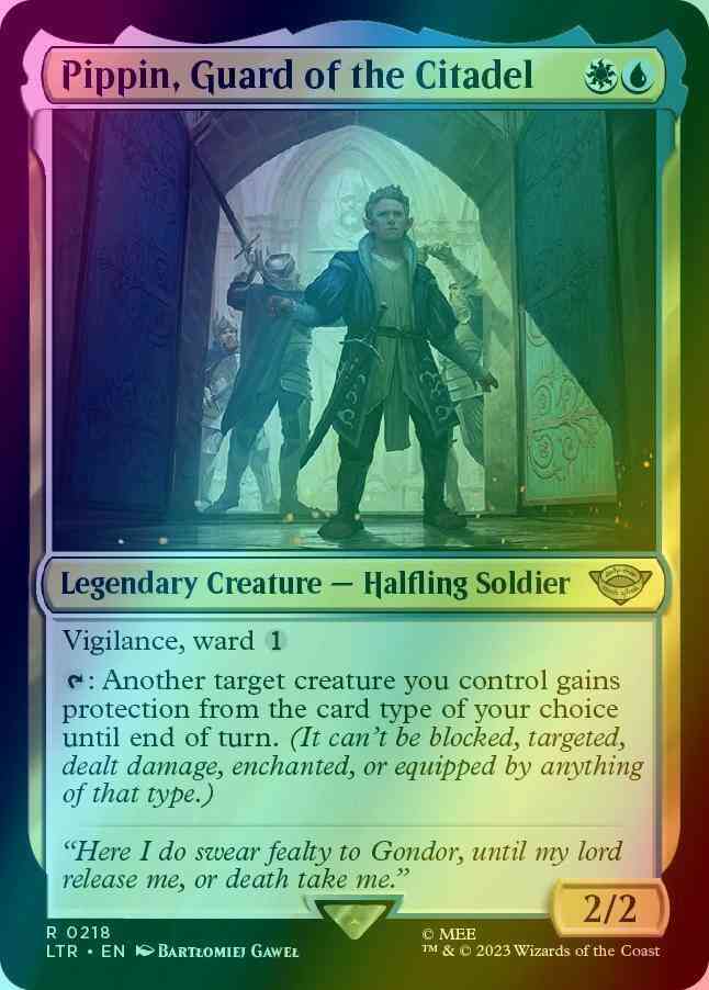 Pippin, Guard of the Citadel [218] [The Lord of the Rings: Tales of Middle-earth] [Foil]