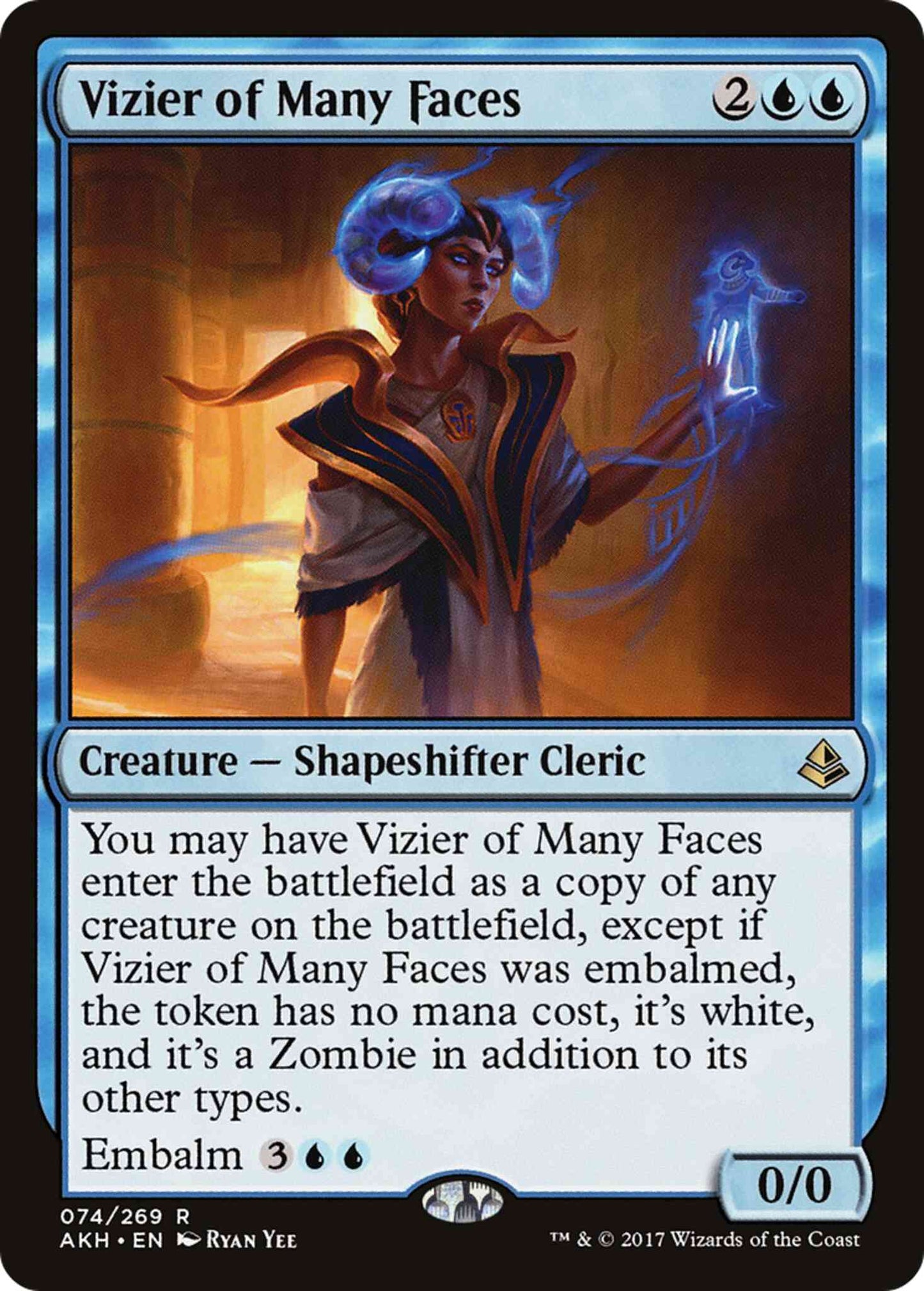 Vizier of Many Faces [74] [Amonkhet] [Non-Foil]