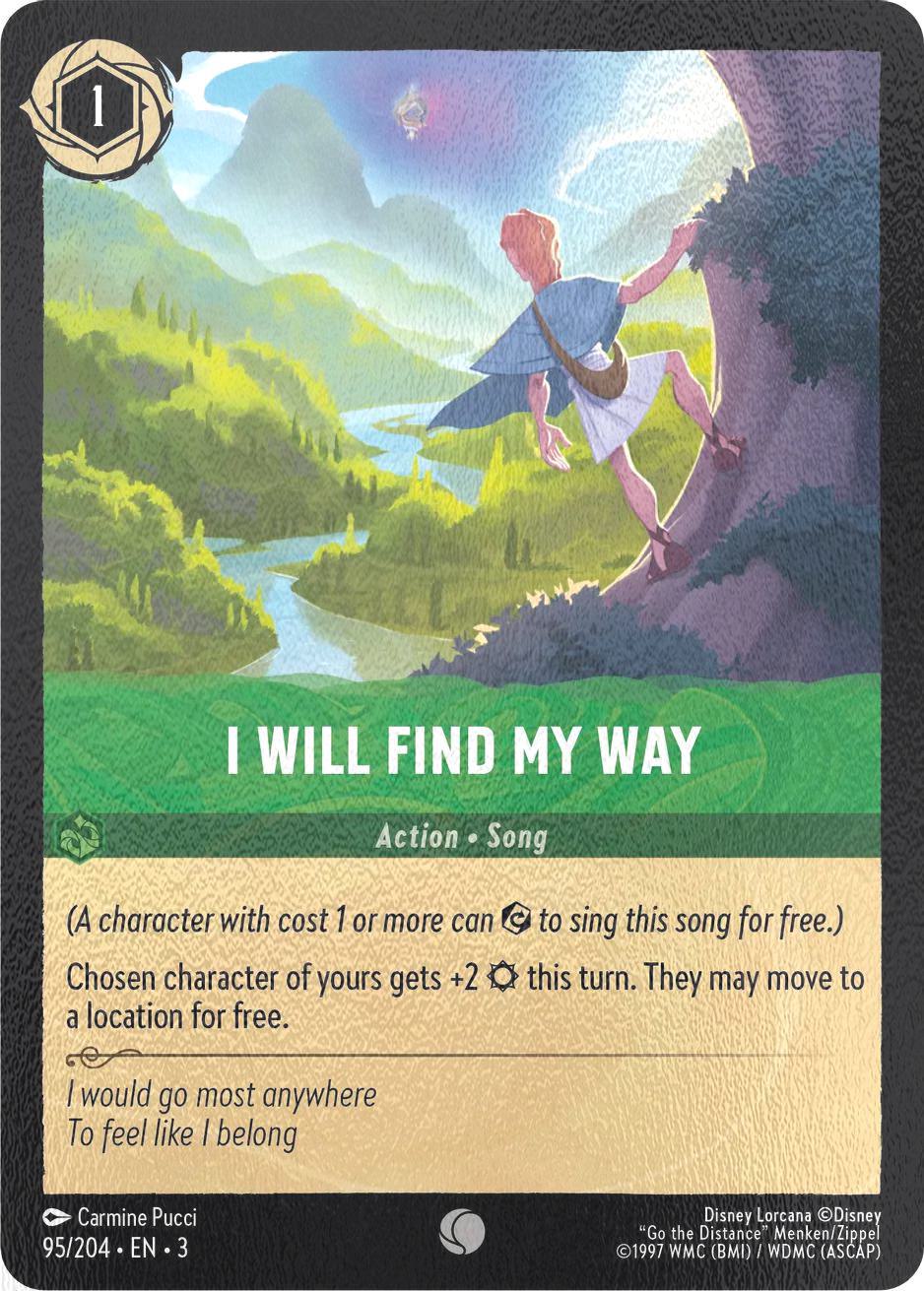 I Will Find My Way - 95/204 [Into the Inklands] [Cold Foil]