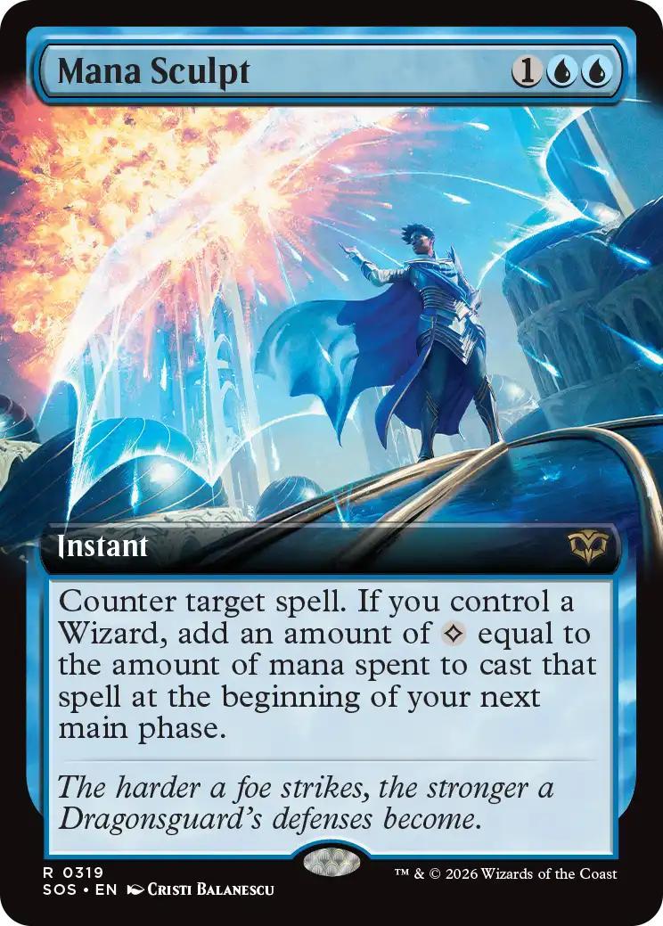 Mana Sculpt [319] [Extended Art] [Secrets of Strixhaven] [Non-Foil]