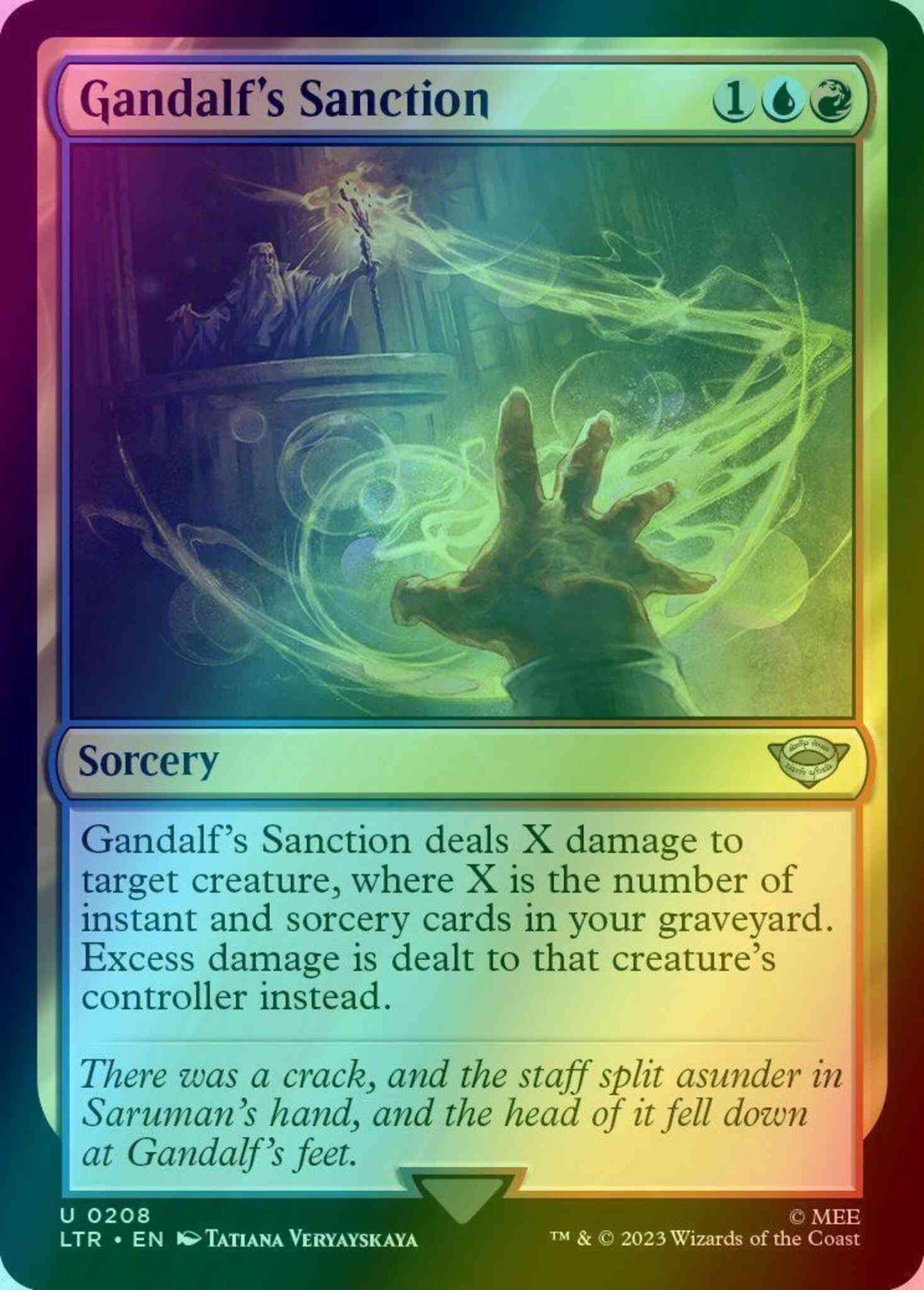 Gandalf's Sanction [208] [The Lord of the Rings: Tales of Middle-earth] [Foil]