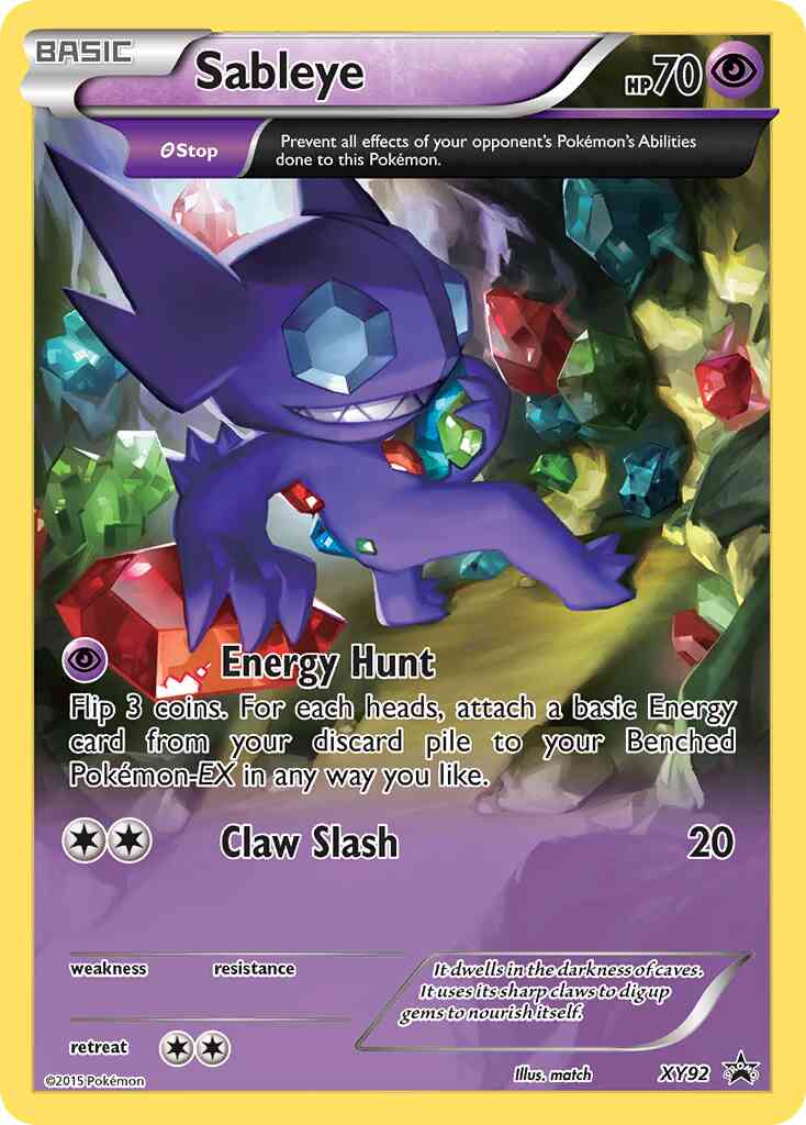 Sableye - XY92 - Promo [xyp-XY92] [Holo]