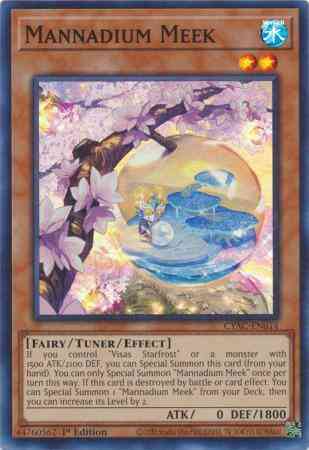 Mannadium Meek - CYAC-EN014 - Super Rare - 1st Edition