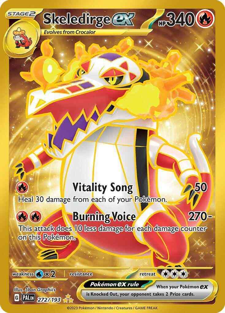 Skeledirge ex - 272/193 - Hyper Rare [sv02-272] [Secret]