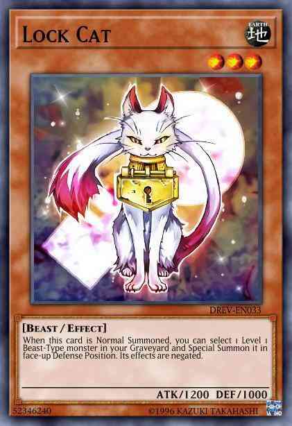 Lock Cat - DREV-EN033 - Common - 1st Edition