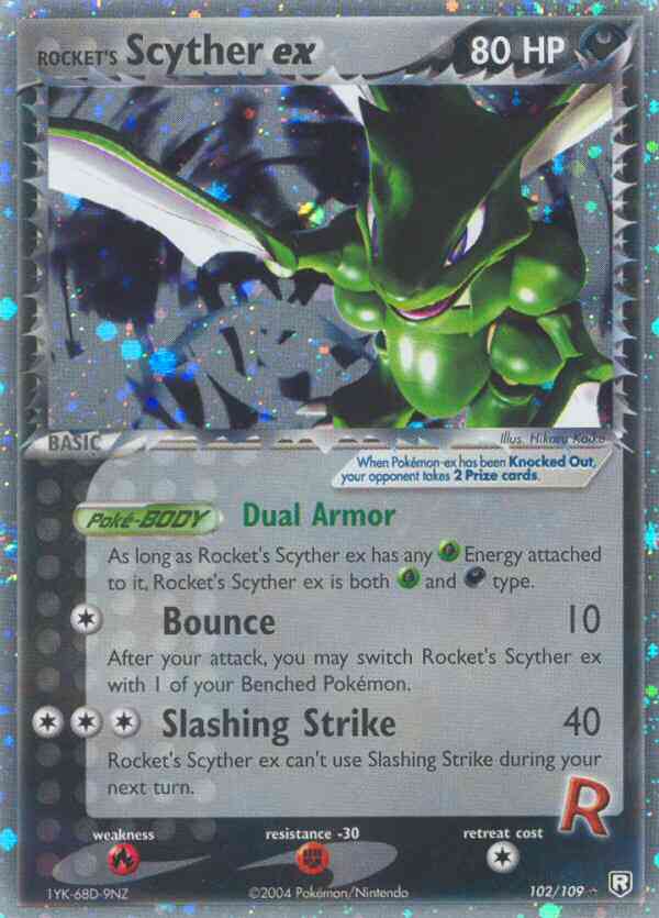 Rocket's Scyther ex - 102/109 - Rare Holo EX [ex7-102] [Ultra]