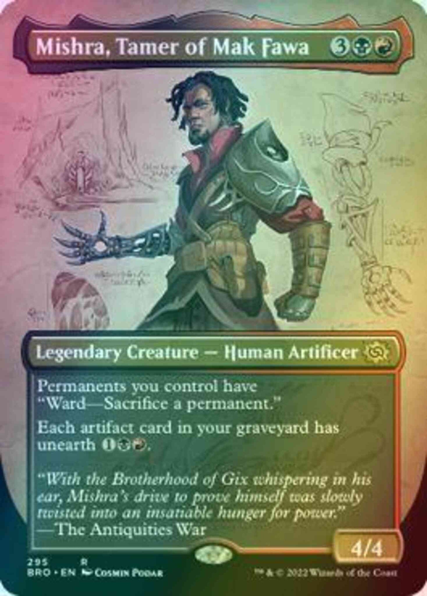 Mishra, Tamer of Mak Fawa [295] [Borderless] [The Brothers' War] [Foil]
