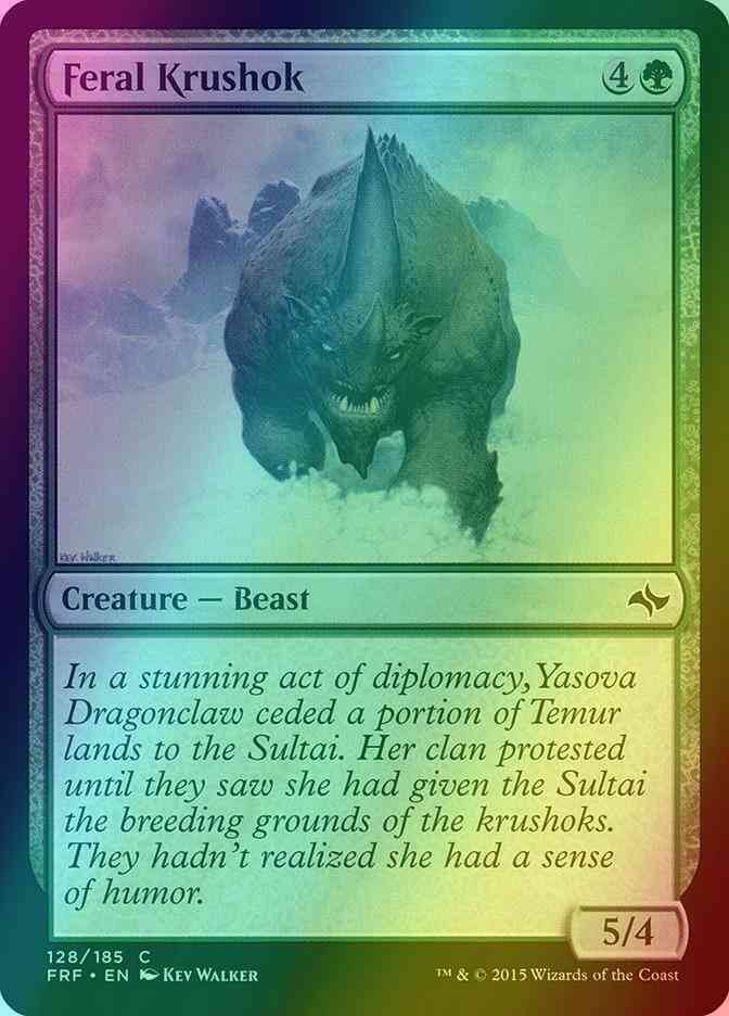Feral Krushok [128] [Fate Reforged] [Foil]