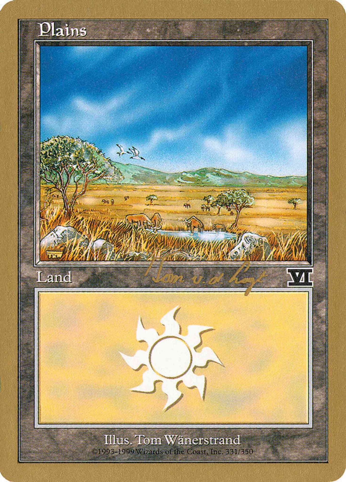 Plains [tvdl331] [Tom van de Logt] [331] [World Championship Decks 2000] [Non-Foil]
