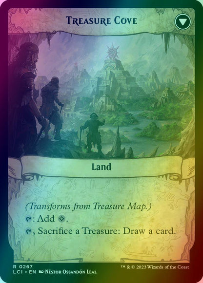 Treasure Map // Treasure Cove [267] [The Lost Caverns of Ixalan] [Foil]