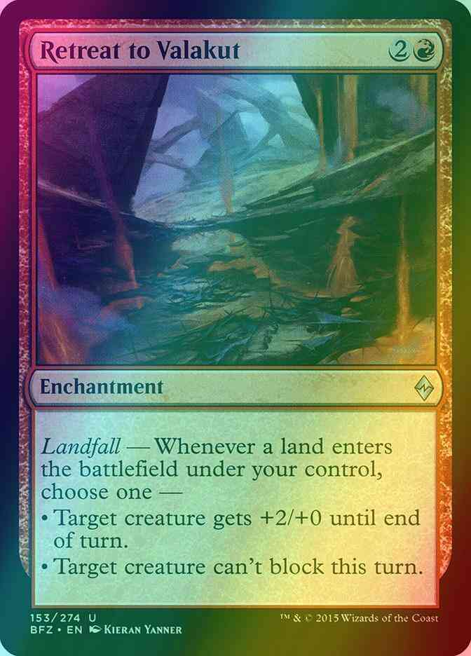 Retreat to Valakut [153] [Battle for Zendikar] [Foil]