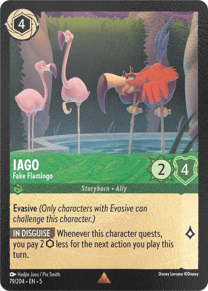 Iago - Fake Flamingo - 79/204 [Shimmering Skies] [Cold Foil]