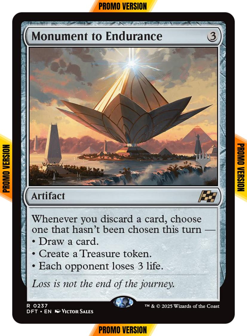 Monument to Endurance [237p] [Promo Pack] [Aetherdrift: Promos] [Non-Foil]