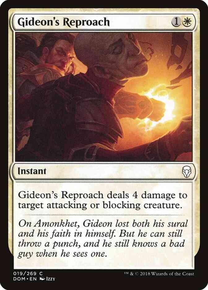 Gideon's Reproach [19] [Dominaria] [Non-Foil]