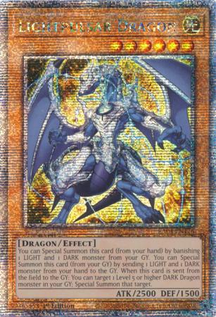 Lightpulsar Dragon - RA04-EN176 - Quarter Century Secret Rare - 1st Edition