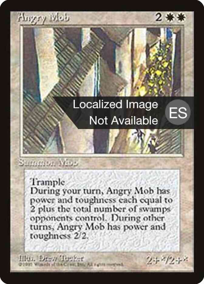 Angry Mob - Korean [3] [Fourth Edition Black Border: Korean] [Non-Foil]