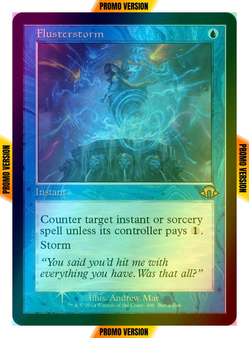 Flusterstorm [496] [Retro Frame] [Buy a Box] [Modern Horizons 3] [Foil]