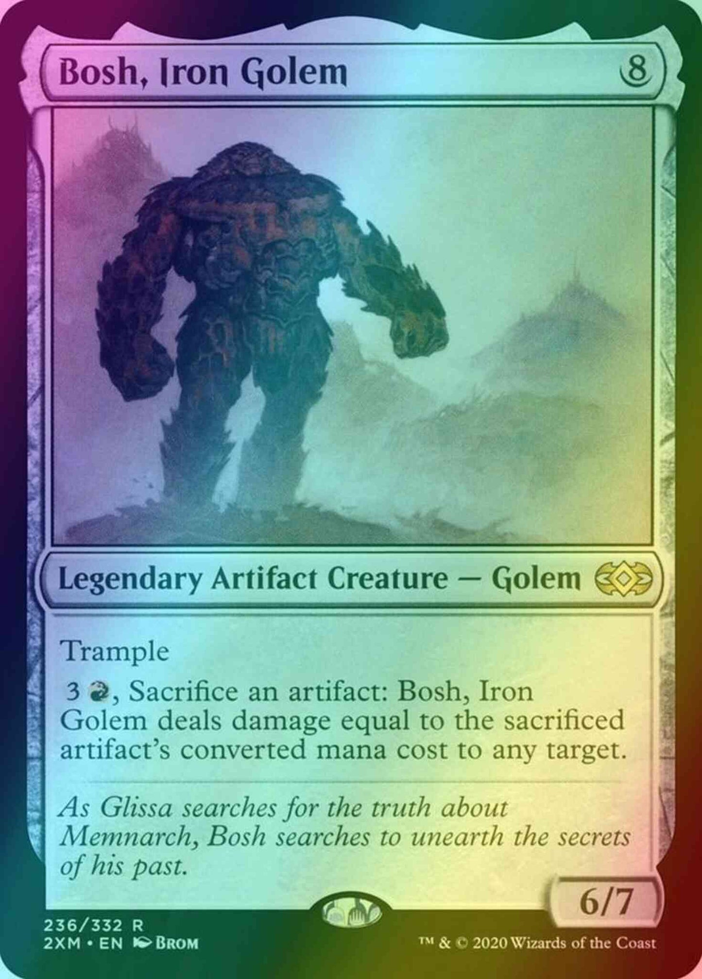 Bosh, Iron Golem [236] [Double Masters] [Foil]