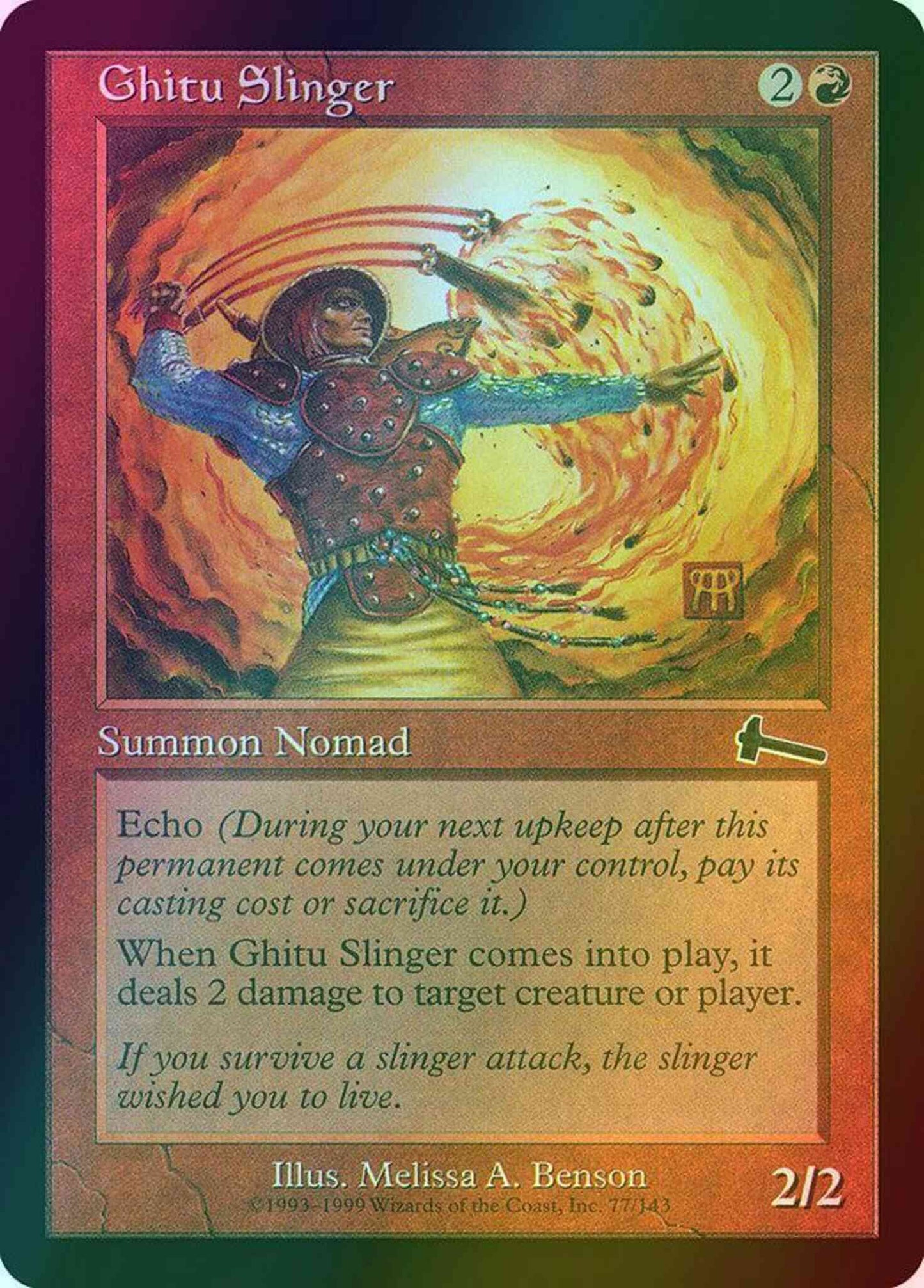 Ghitu Slinger [77] [Urza's Legacy] [Foil]