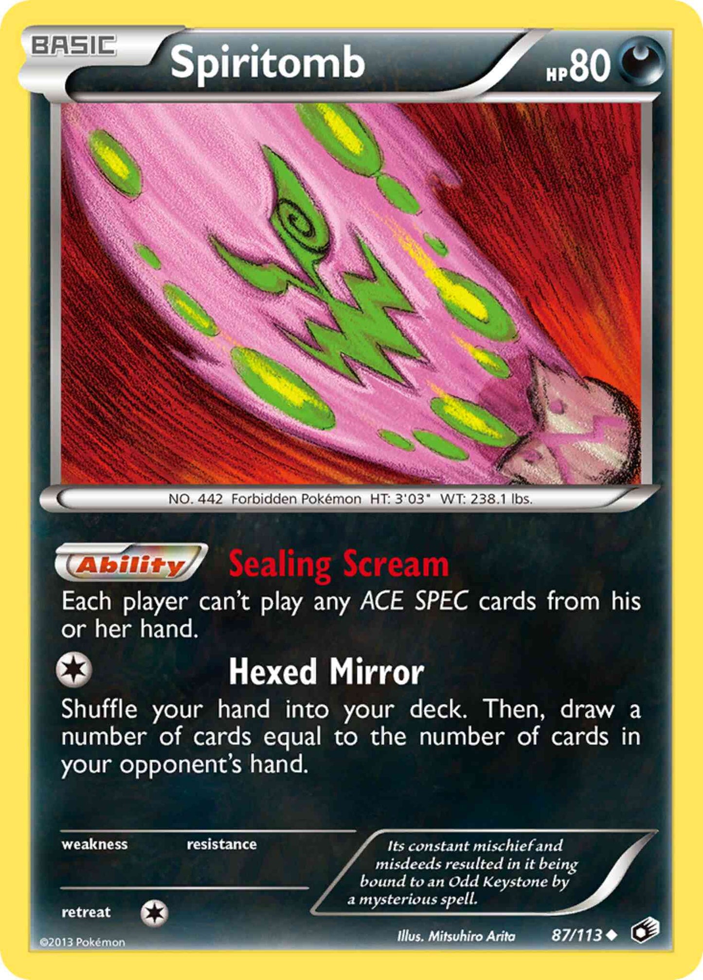 Spiritomb - 87/113 - Uncommon [bw11-87] [Non-Holo]