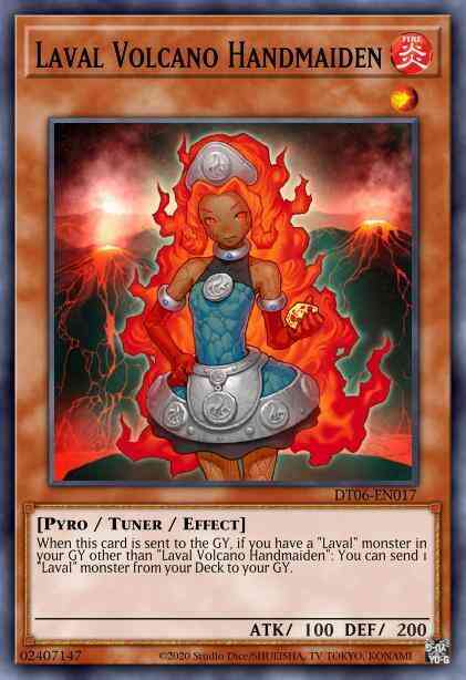Laval Volcano Handmaiden - DT06-EN017 - Duel Terminal Normal Parallel Rare - Duel Terminal