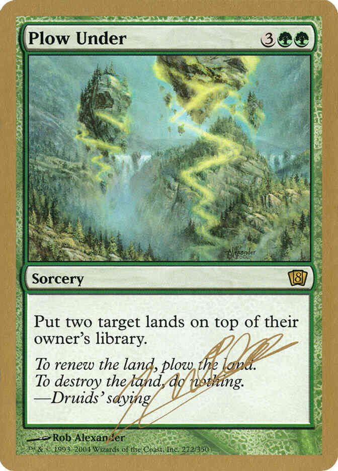 Plow Under [jn272] [World Championship Decks 2004] [Non-Foil]