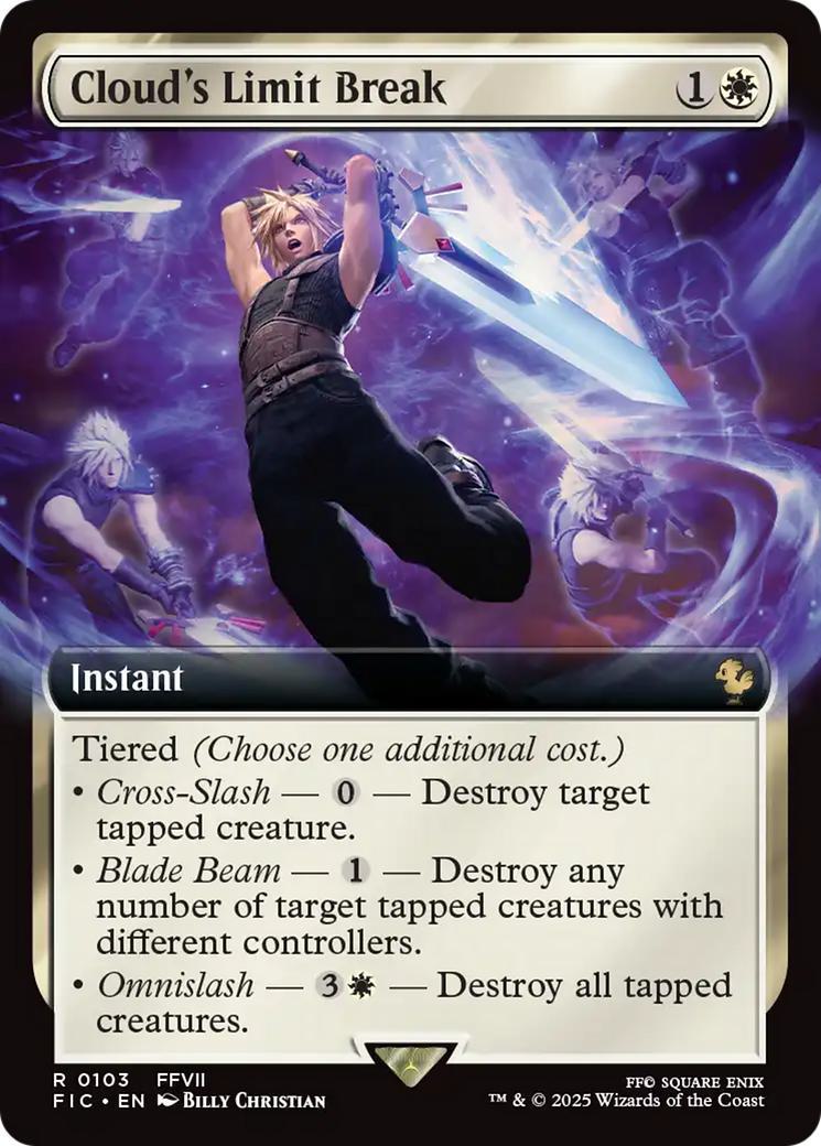 Cloud's Limit Break [103] [Extended Art] [FINAL FANTASY: Commander] [Non-Foil]