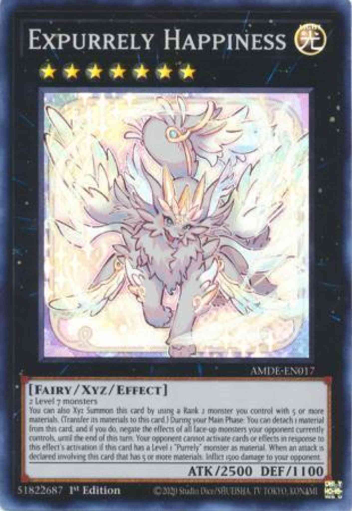 Expurrely Happiness - AMDE-EN017 - Super Rare - 1st Edition