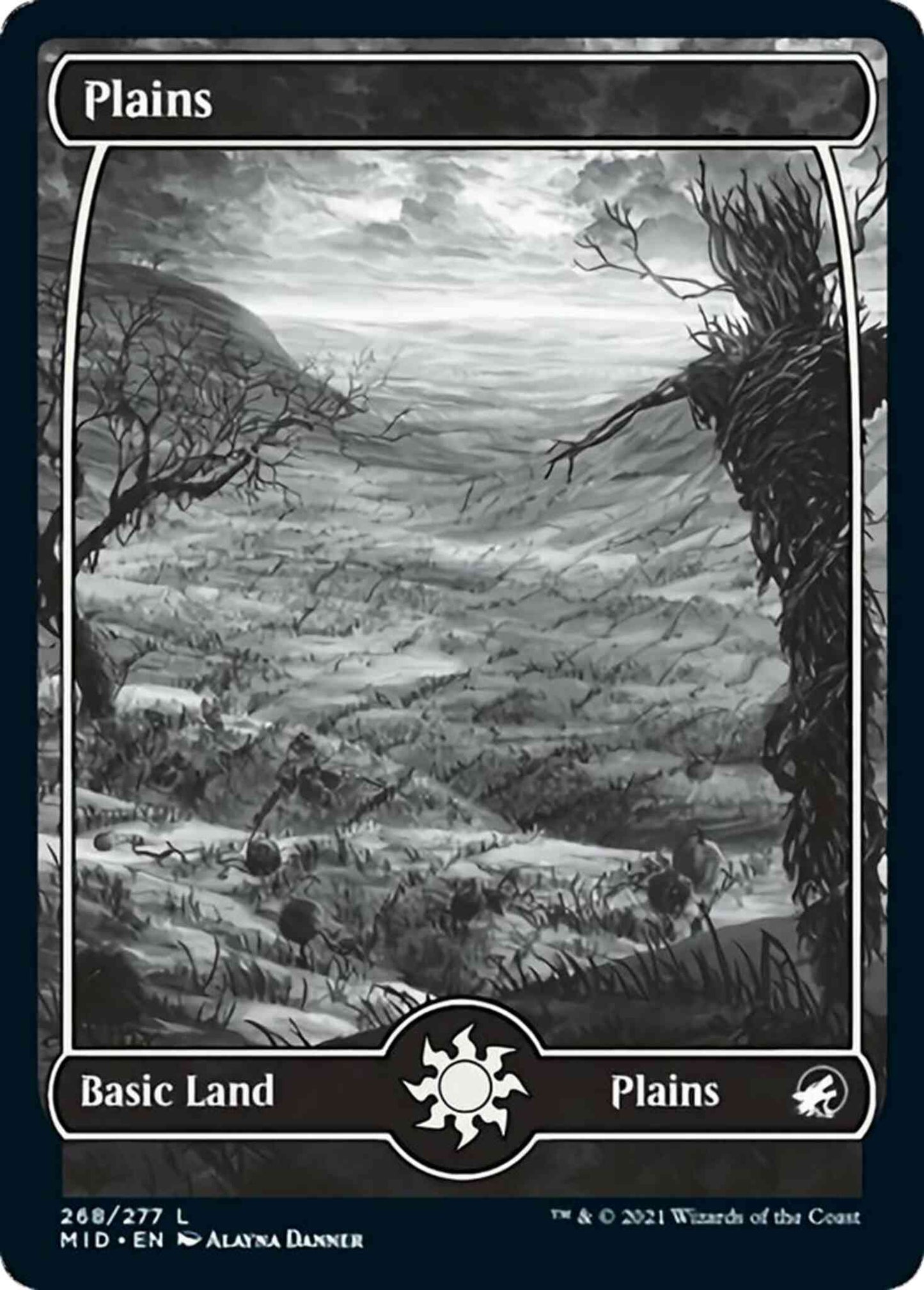 Plains [268] [Eternal Night Showcase] [Innistrad: Midnight Hunt] [Non-Foil]