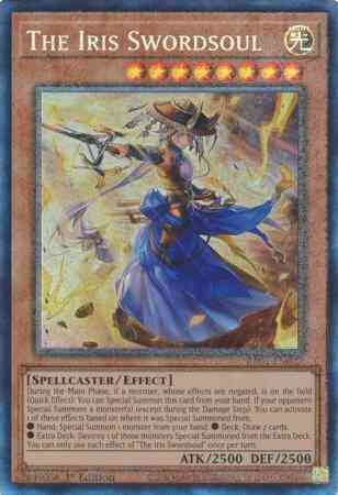The Iris Swordsoul - RA01-EN023 - Prismatic Collector's Rare - 1st Edition